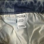 Pistola  High Rise Straight Leg Jeans Light Wash Size 33 Ankle Length Photo 4