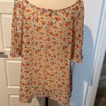 Forever 21  floral cold shoulder blouse ECU Photo 3