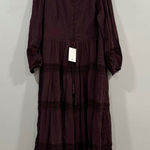 Ivy City Co Joella Maxi Dress Long Sleeve in Purple Size 2X NEW Photo 0