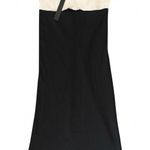 House of Harlow 1960 Women’s Two Toned Keyhole Black Cream Satin Slip Midi Dress Size L Photo 0