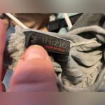 Inizio Gray Grey Tiered Italian Made Long Sleeve Top Size Medium Lagenlook Boho Photo 4