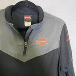 Harley Davidson | Black Fleece 1/4 Zip Up Pullover Size XL Photo 2
