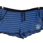 Torrid Plus Size 4X Sleep Shorts Harry Potter Hogwarts Ravenclaw Stripe Blue 300 Photo 1