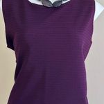 Valerie Stevens Valerie Steven’s Purple & Black Tank Top SZ L Photo 0