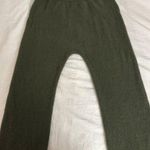 Madewell (Re)sourced Cashmere Allendale Sweater Pants Sz S Olive Photo 0