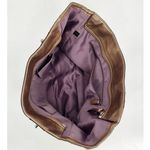 Coach Signature Metallic Gold Leather Tote Bag with Hangtag & Side Pockets Photo 8