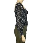 Reformation  Pinto Smocked Floral Top, Lucien Print, 1X Photo 6