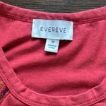 Evereve  Embroidered Stripes Tank Top Red Medium Photo 2