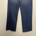 EXPRESS NWT  90’s Mid Rise Ankle Boot Wide Leg Dark Distressed Denim Women’s 0 Photo 5