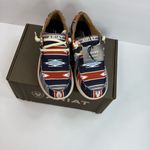 Ariat  Women's Blue and Red Patterned Sneakers Photo 5