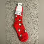 American Eagle Aerie  AE Red Pink Christmas Graphic Women’s Crew Socks Set Photo 14