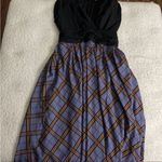 Eshakti  Chelsea style plaid purple black dress xl Photo 9