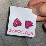 Betsey Johnson  heart earrings. Photo 0