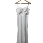 AQUA Scuba Strapless Bow Front Gown Size 10 Photo 6