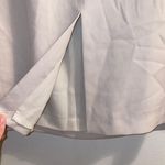 Halston Heritage NWT $275 Beige Knee Length Zipper Skirt w/ Pockets 6 Photo 6