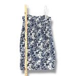 Lisli New York Blue White Floral Print Mini Dress Spaghetti Strap Size M‎ Size M Photo 4