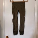 Lululemon  Crop Leggings Olive Green Womens 4 Photo 6