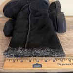 Rampage  Ashlee Black Suede Leather Mid Calf Boots Women’s Sz 8 Pull On Faux Fur Photo 10