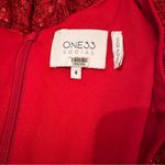 RTR One33 Social Red Sequin Drape Long Sleeve Sheath Mini‎ Dress Sz 4 Photo 7