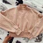 Workout Cropped Hoodie Pink Size M Photo 2