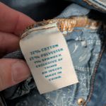 Sundance  Magnolia Lace Embroidered Straight Leg Jeans W28 Medium Wash Photo 4