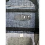 Kut From The Kloth  Women's Blue Helena Raw Hem Jean Jacket Size Large Photo 1