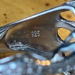 Color Changing Garnet Sterling Silver Cocktail Ring Size 7 Red Photo 6