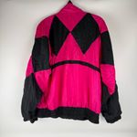 Gloria Vanderbilt Vibrant Pink and Black Women's Vintage Jacket Photo 4