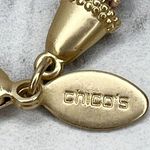 Chico's Beaded Braided Gold Linear Tassel Boho Y Necklace β¨ Photo 8