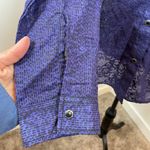 Rock 47 by Wrangler Purple Snake Print Embellished Long Sleeve Western Shirt M Size M Photo 8