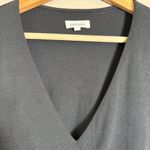 Sundance  Criss Cross Draping V-Neck Knee Length Wrap Dress Women's Large Black Photo 7