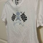 SoulCycle  Classic Crew Skull Flags Tee Photo 3