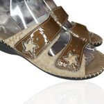 La Plume Sandals Shoes Brown Leather US 6.5 Photo 1