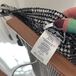 Vintage houndstooth midi skirt Black Size 16 Photo 3