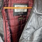 wilson's leather  Black Pelle Studio Belted Button Up Coat S Photo 2