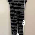 Susina Women’s Sleeveless Tie Dye Pant Jumpsuit Black Grey Size Small NWT Photo 5