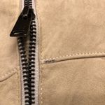 Haute Hippie NWOT  100% Goat Leather Taupe/Light Green Bomber Jacket Size S Photo 11