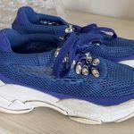 Jeffrey Campbell Hotspot Blue Oversized Platform Sneakers Womens 8 Photo 0