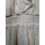 MAGNOLIA BOUTIQUE Midi Dress Ruffles Ivory Cottagecore Farmhouse Size Medium Photo 9