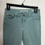 ZARA  Premium Collection slim Fit Denim teal Skinny Low Rise Jeans Size 2 Photo 2