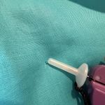 CHAPS  Button Up Collared Linen Shirt Blue Sz 2X DEFECT HOLE Photo 6