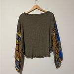 We The Free  Olive Knit Sweater Photo 2