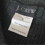 J. Crew Merino Wool Knit Long Sleeve Dress Black Photo 3