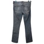 Guess Jeans Starlet Slim Boot Denim Whiskers Distressed Gray Size 27 Photo 4