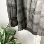 Free People  Anneli Plaid Oversized Shirt Jacket Photo 3