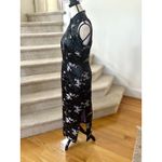 Robbie Bee Vintage Y2k Black Lavender Silver Qipao Kimono Fairy Whimsigoth Dress Photo 1