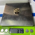 Head 10KT Yellow Gold Clyde Duneier Cat’s With Bow Ring 7 Photo 7