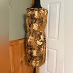 Talbots  Cream and Brown Midi Dress with Timeless Elegance Photo 4