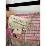 Saltwater Luxe  Bodie Crop Top Women Medium Floral Smocked Beach Boho Vaca Cruise Photo 5