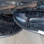 Italian ESSEUTESSE Black Leather sneakers 🖤 Size 7 Photo 5